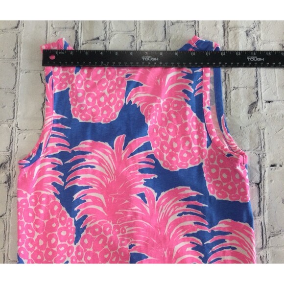 Lilly Pulitzer Tank Top Women’s Size XS Color Merrill Blue Haven Little Flamenco - Picture 9 of 11